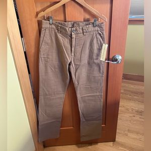 Outerknown Men’s S.E.A. Legs pants NWT brown